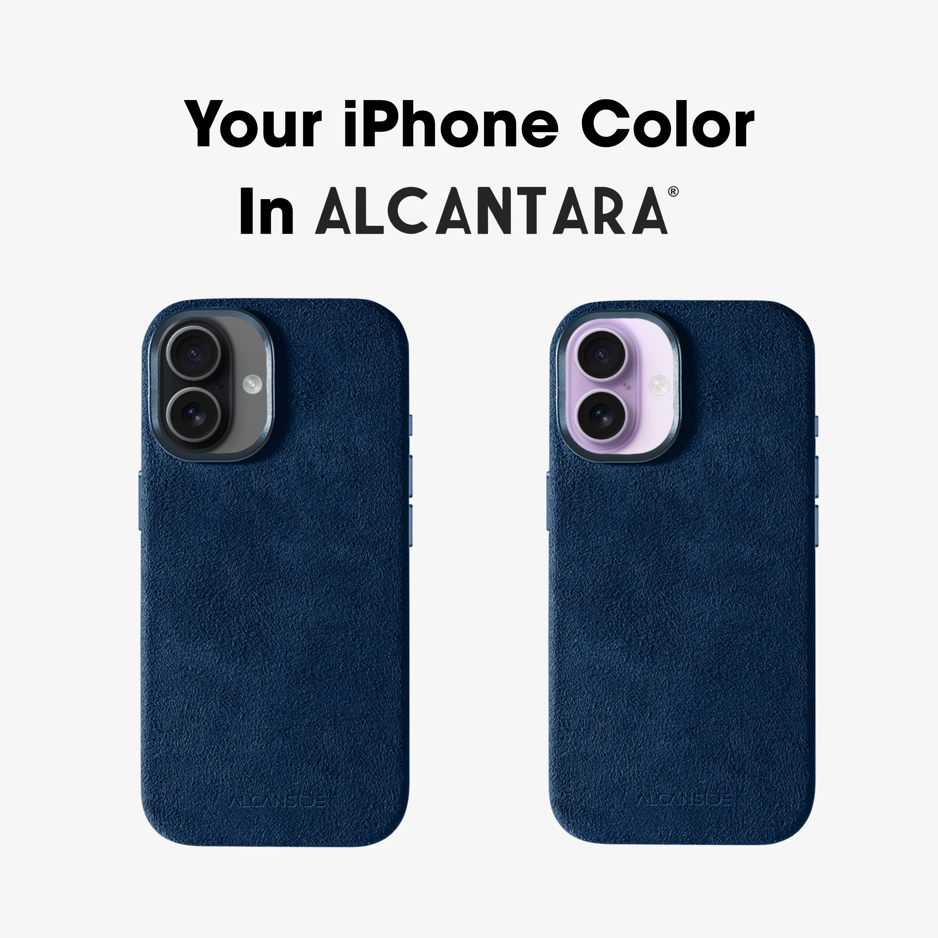 iPhone 17 - Alcantara Case - Navy Blue