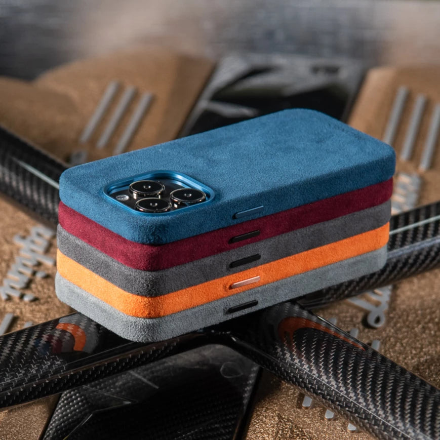 Alcantara telefoonhoesjes