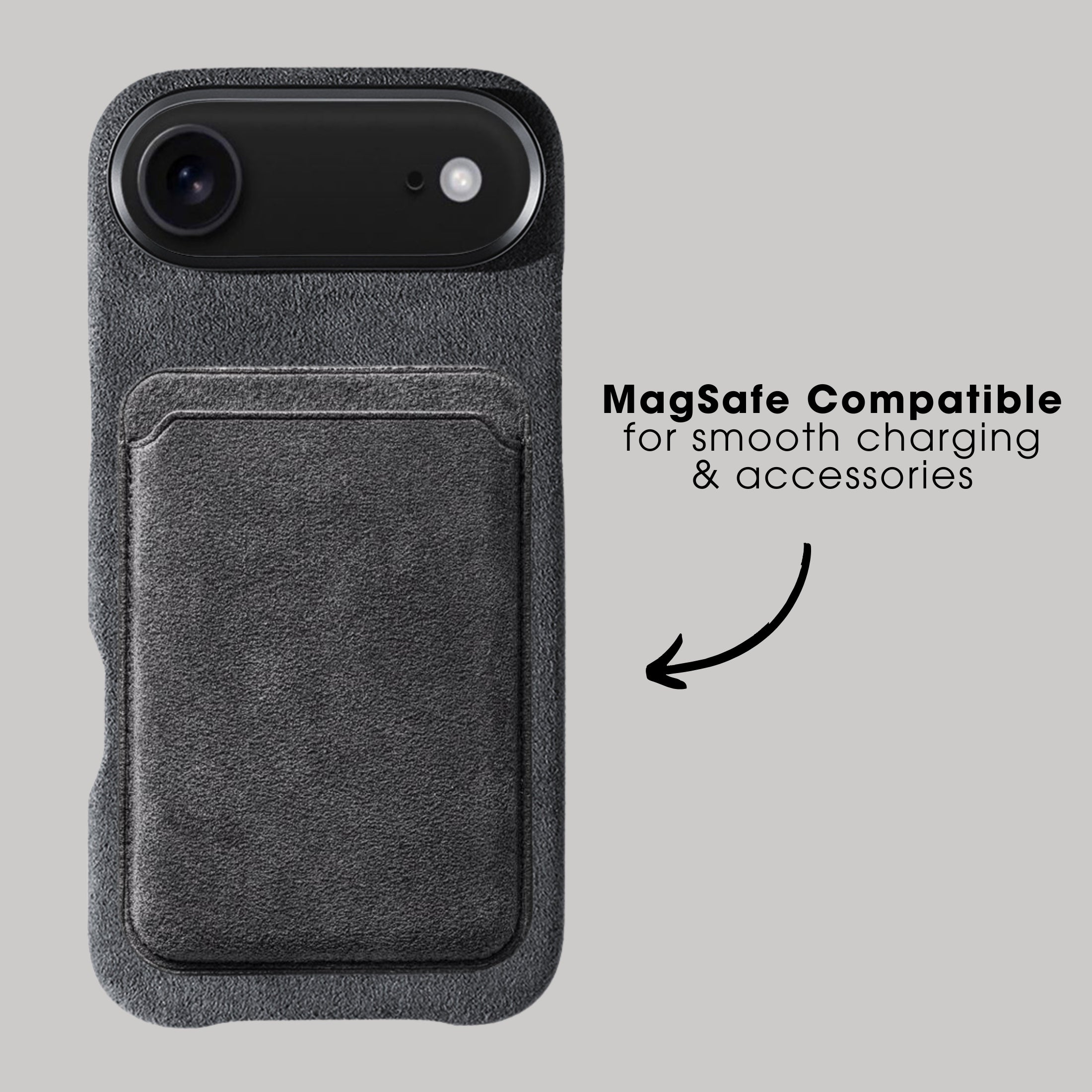 iPhone 17 Air - Alcantara Case - Space Grey