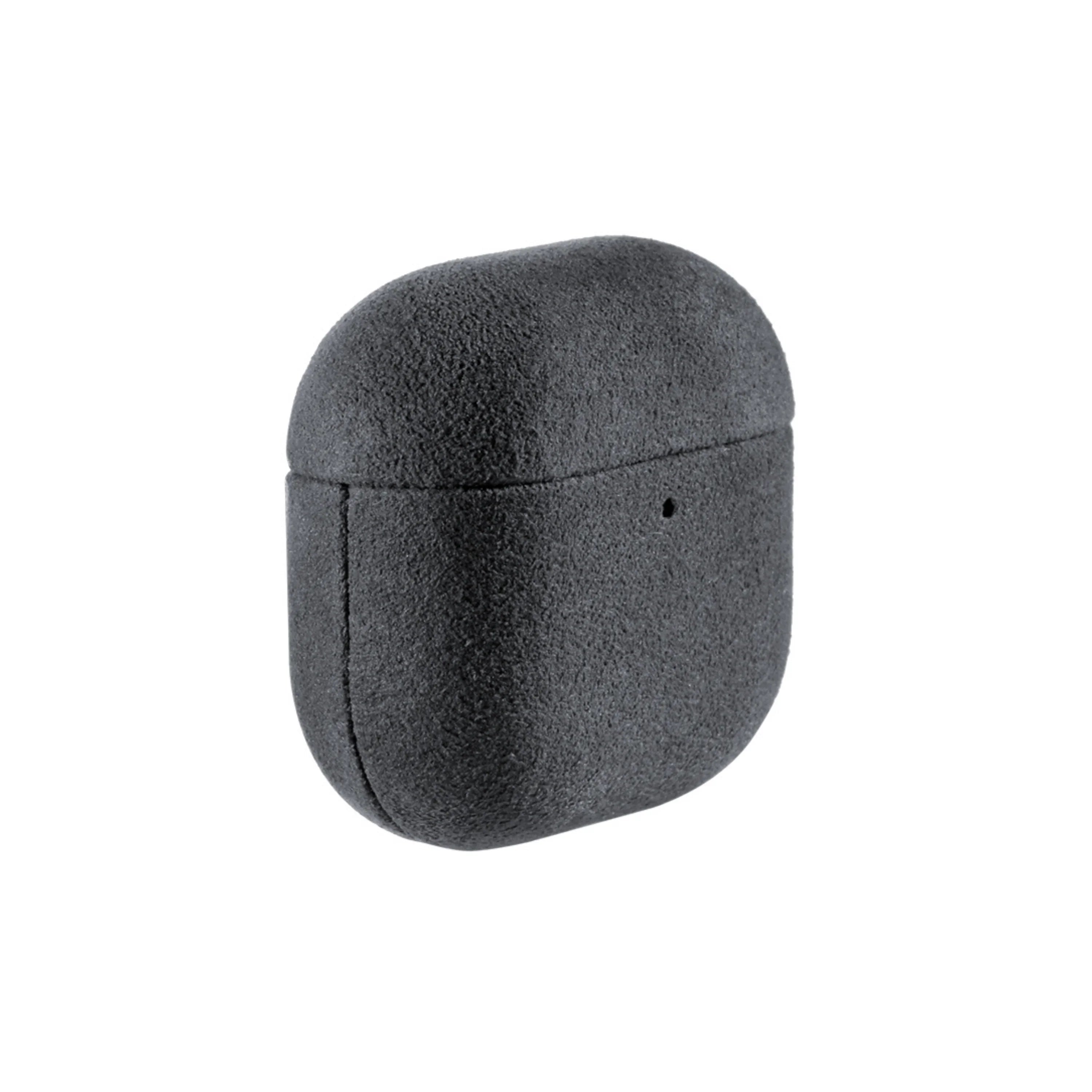 AirPods (4e Generatie) Alcantara Hoesje - Space Grey