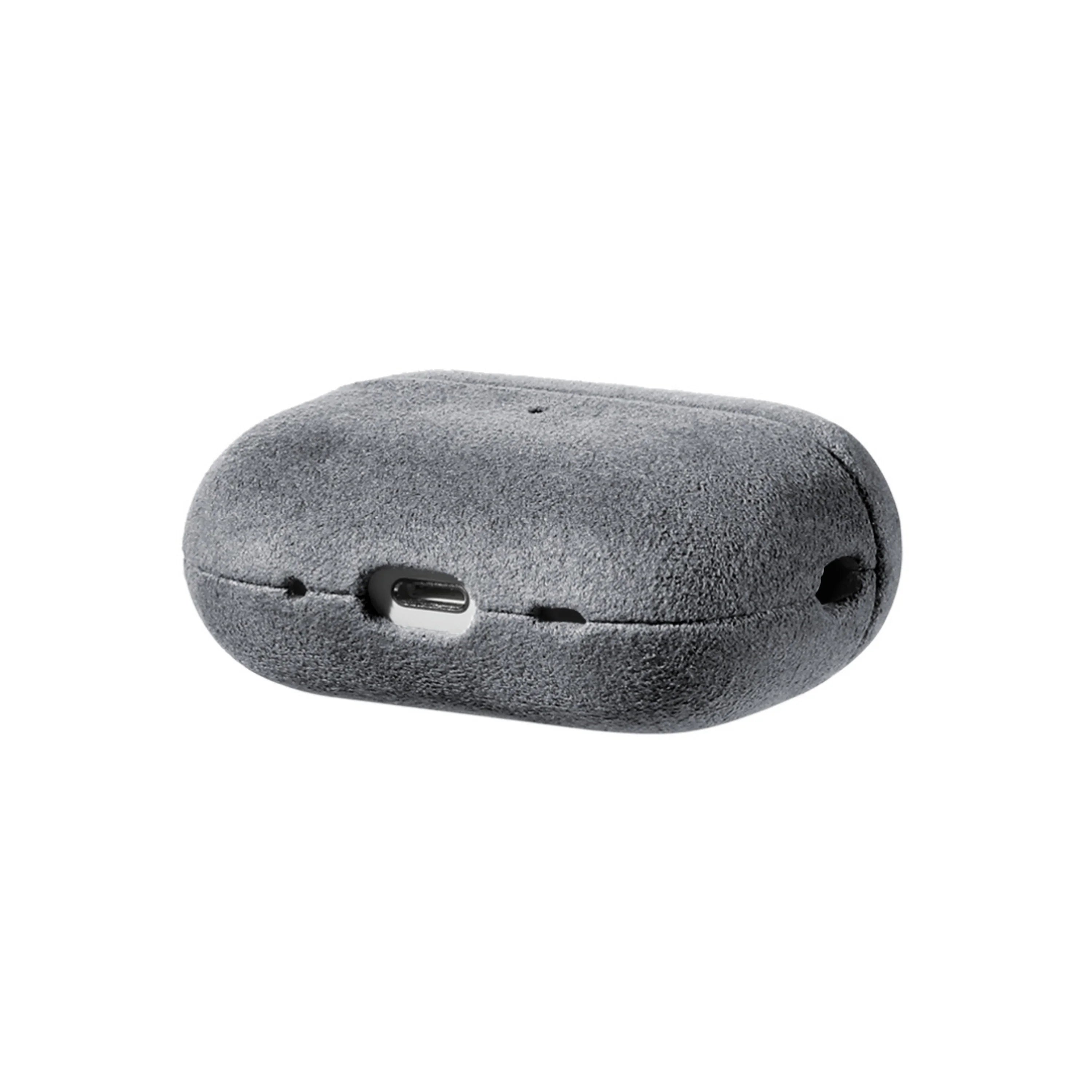 AirPods Pro (2e Generatie) Alcantara Hoesje - Nardo Gray