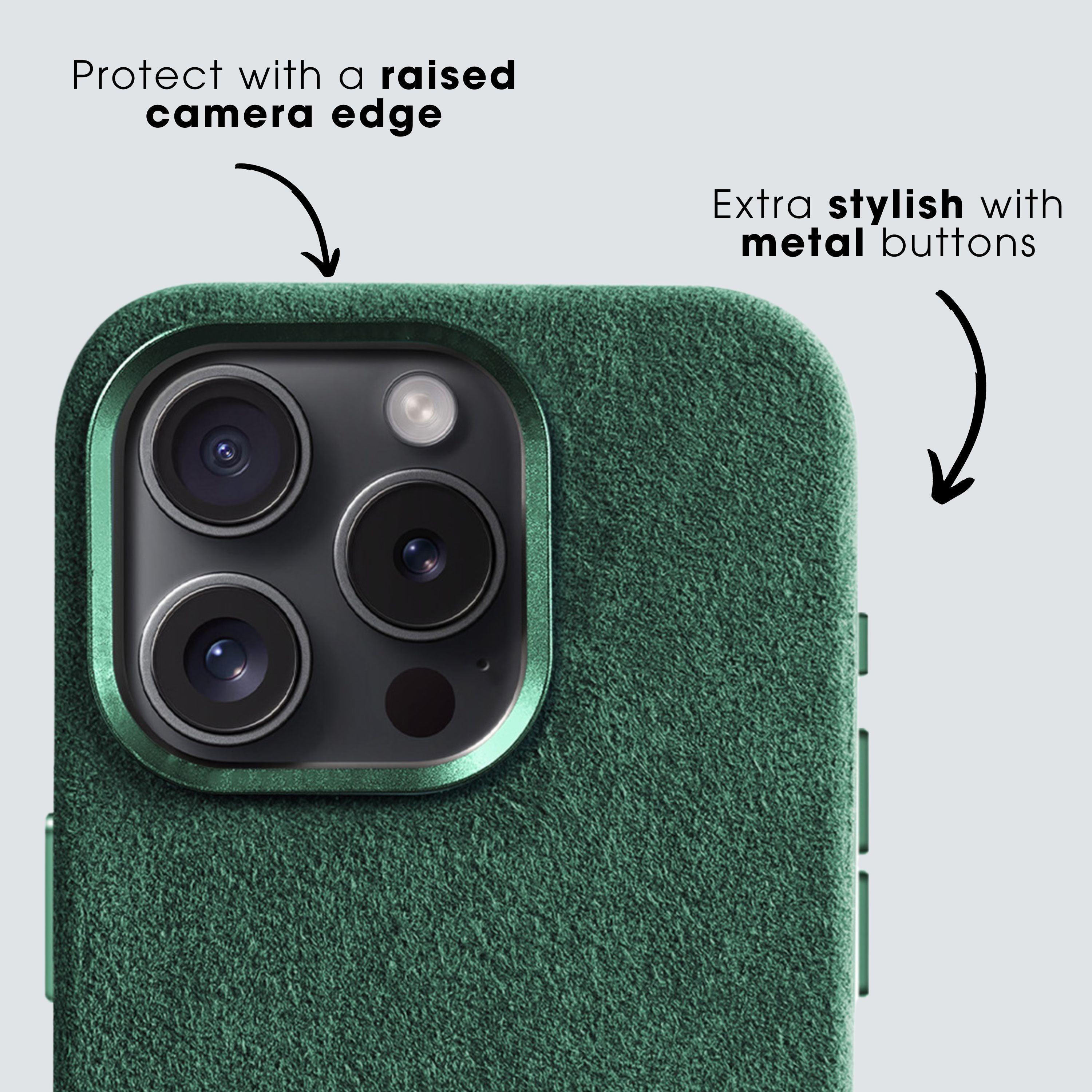 iPhone 13 - Alcantara Case- Midnight Green - Alcanside