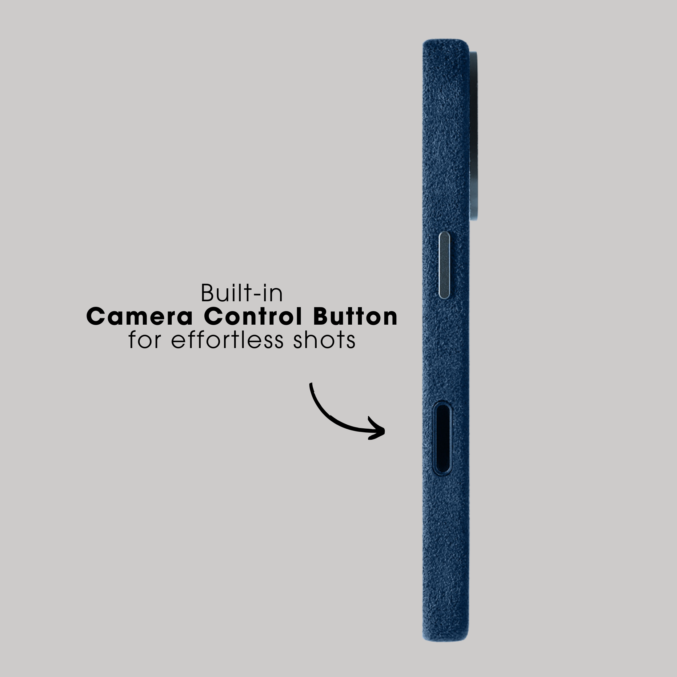 iPhone 17 - Alcantara Case - Navy Blue