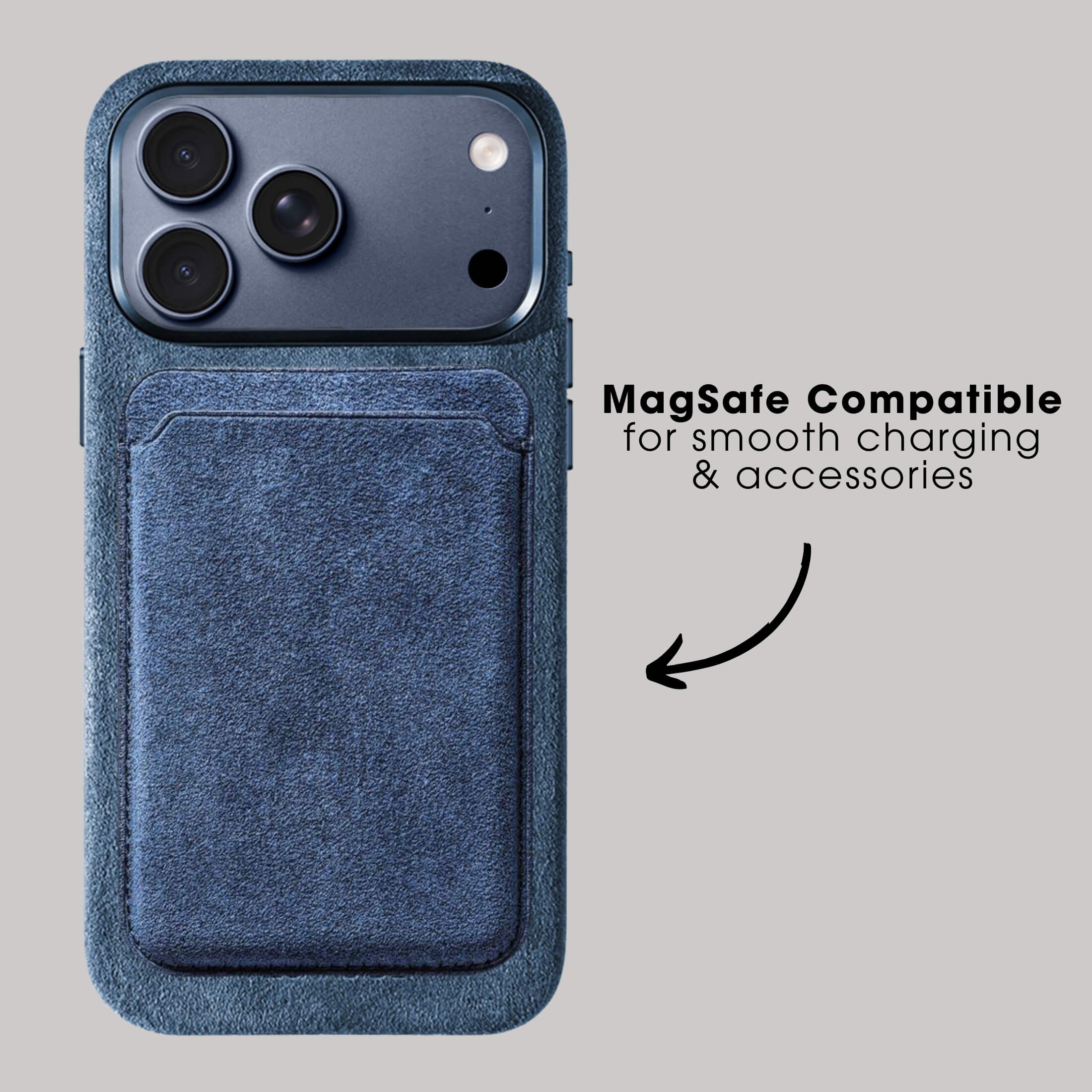 iPhone 17 Pro - Alcantara Case - Ocean Blue
