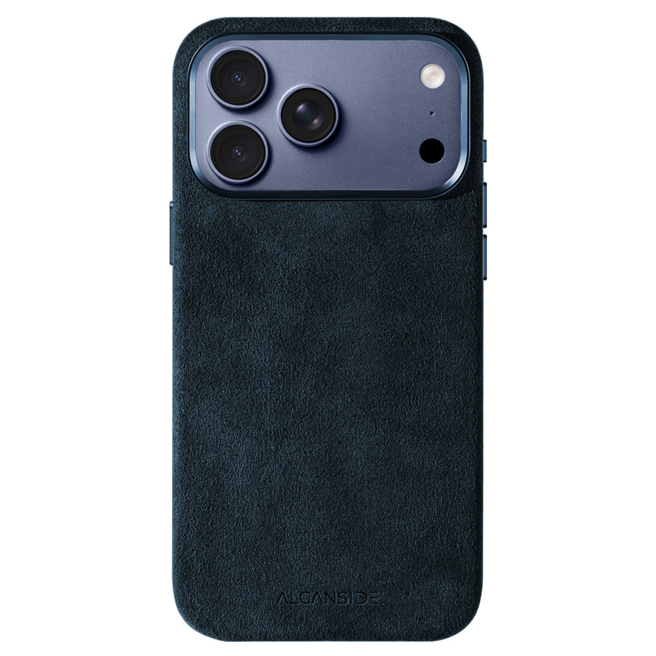 iPhone Alcantara Case - Navy Blue