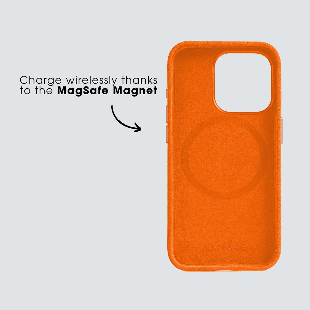 Limited Edition - iPhone 12 Pro Max - Alcantara Case - Orange - Alcanside