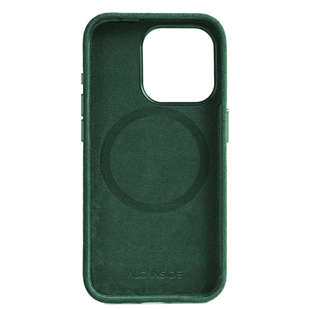 iPhone 15 Pro Max - Alcantara Case- Midnight Green
