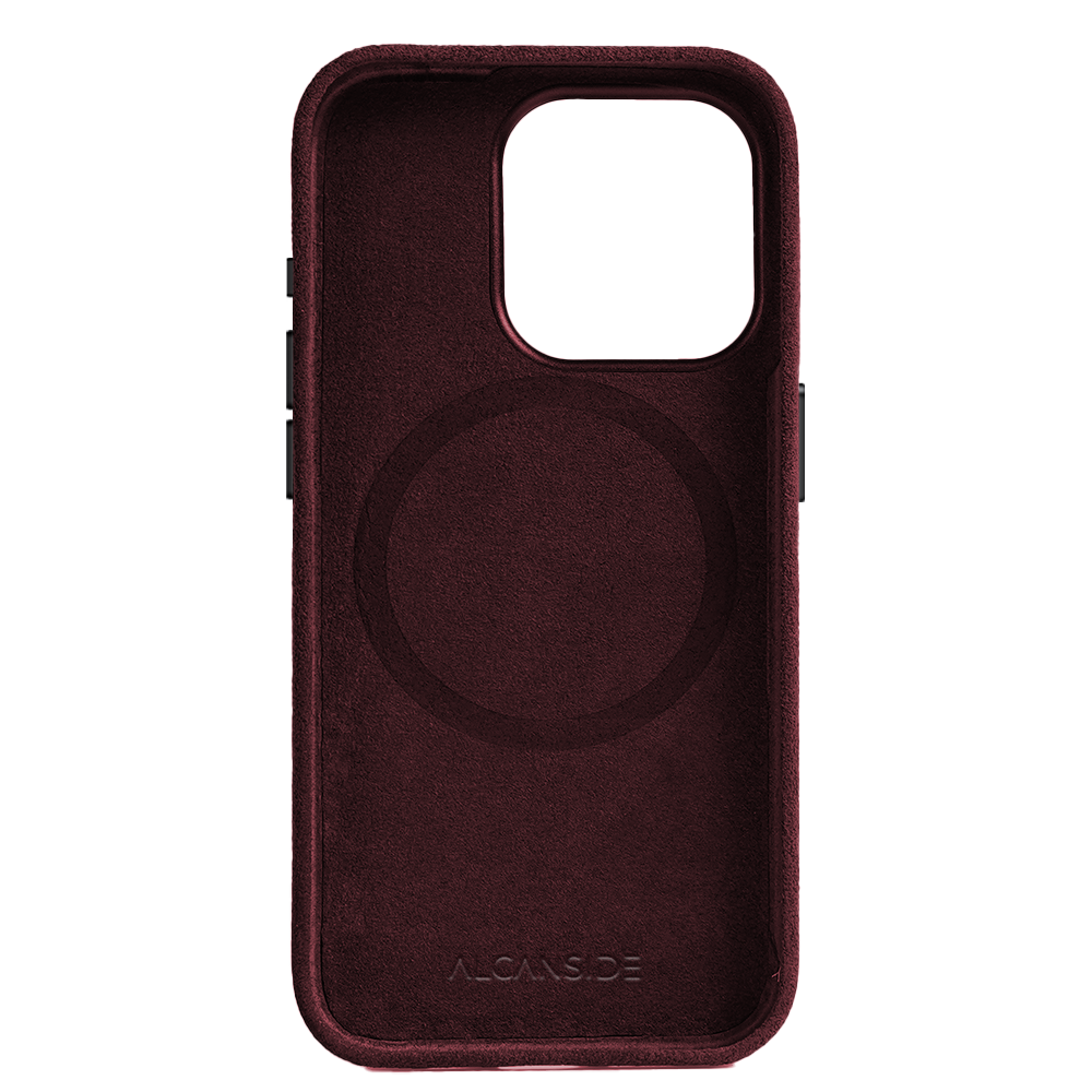 iPhone 15 - Alcantara Case - Rot