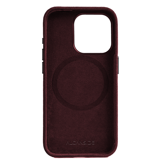 iPhone 15 - Alcantara Case - Rot