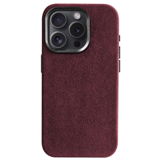 iPhone 15 - Alcantara Case - Red