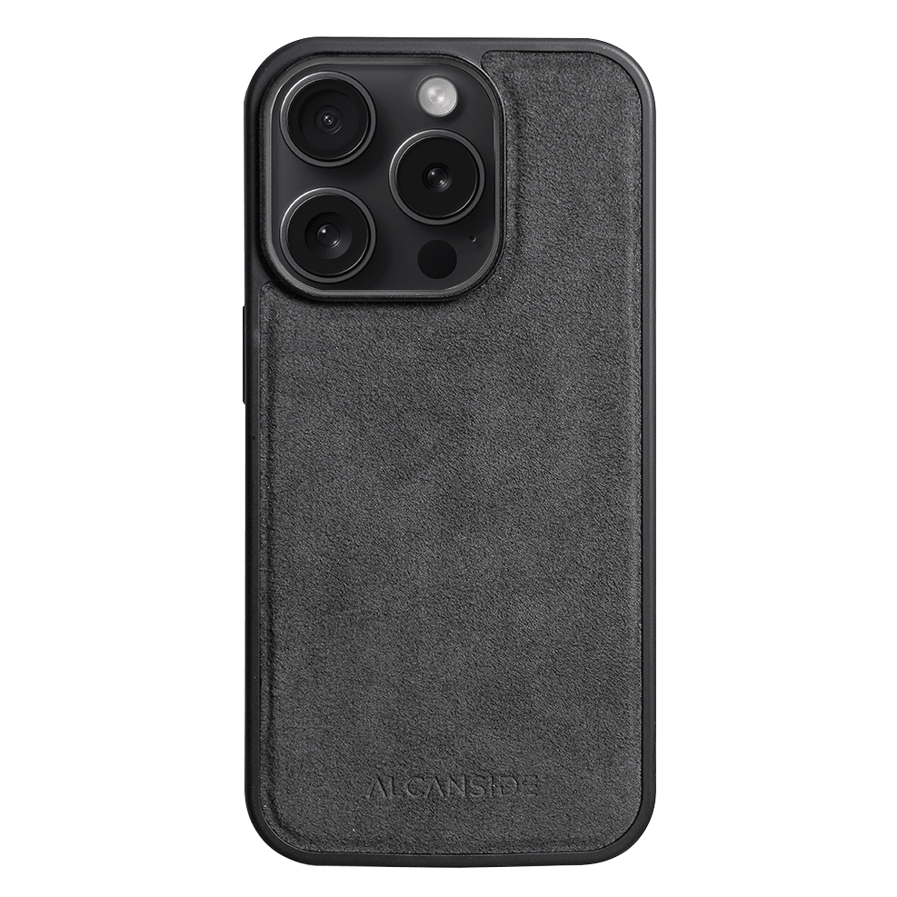 iPhone 12 & 12 Pro - Alcantara Case With MagSafe Magnet - Space Grey