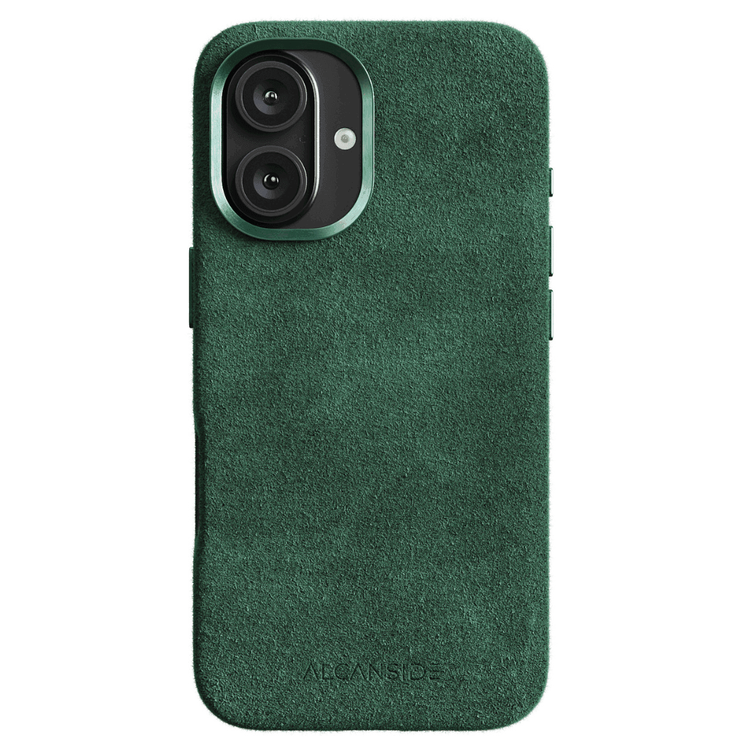 iPhone 16e - Alcantara Case- Midnight Green