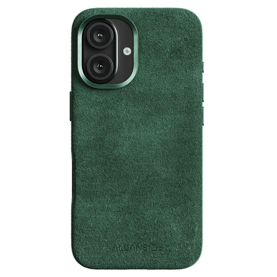 iPhone 16e - Alcantara Case- Midnight Green