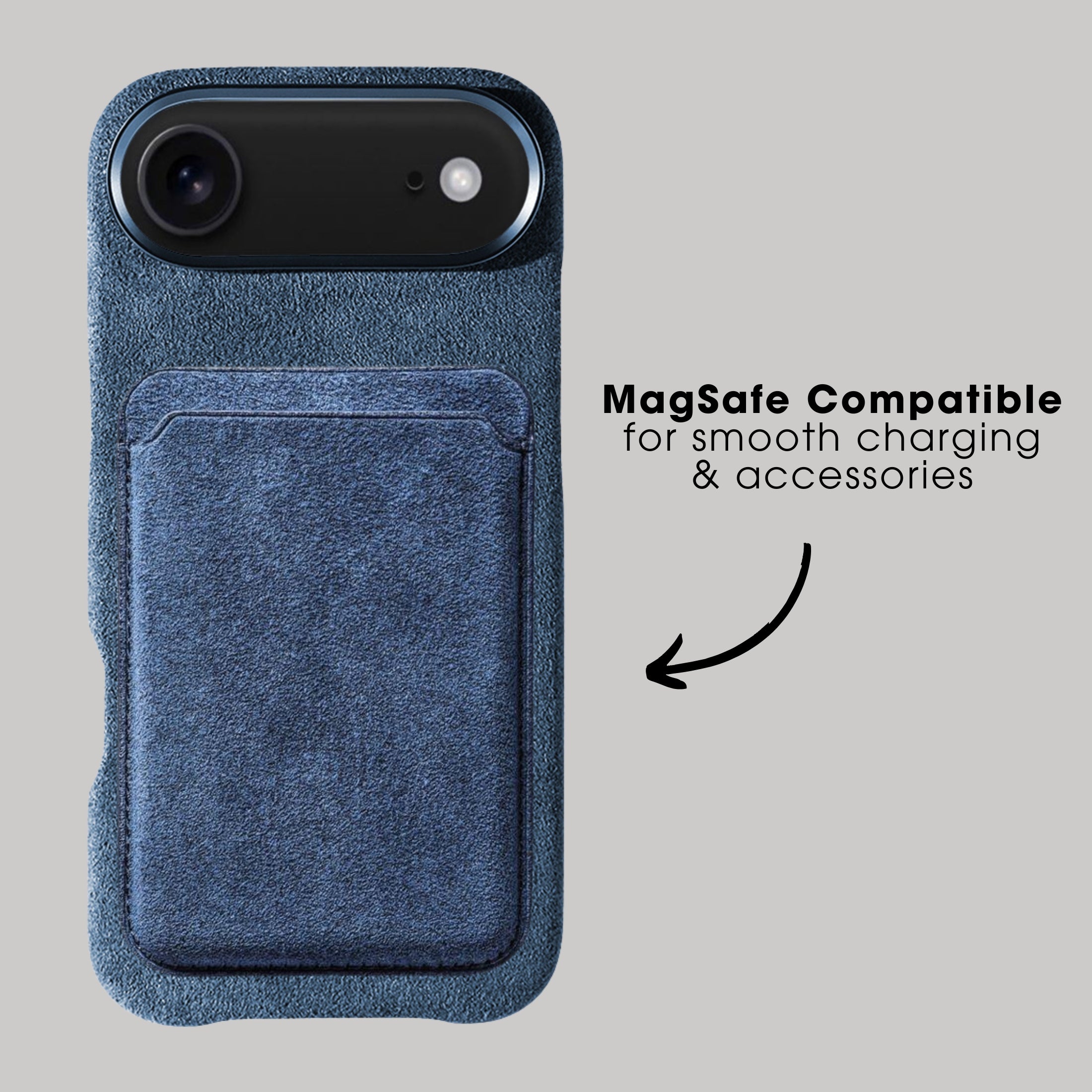 iPhone 17 Air - Alcantara Case - Ocean Blue
