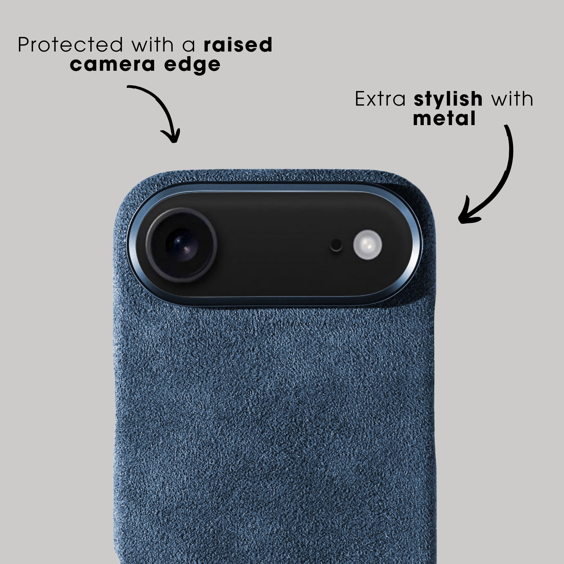 iPhone 17 Air - Alcantara Case - Ocean Blue