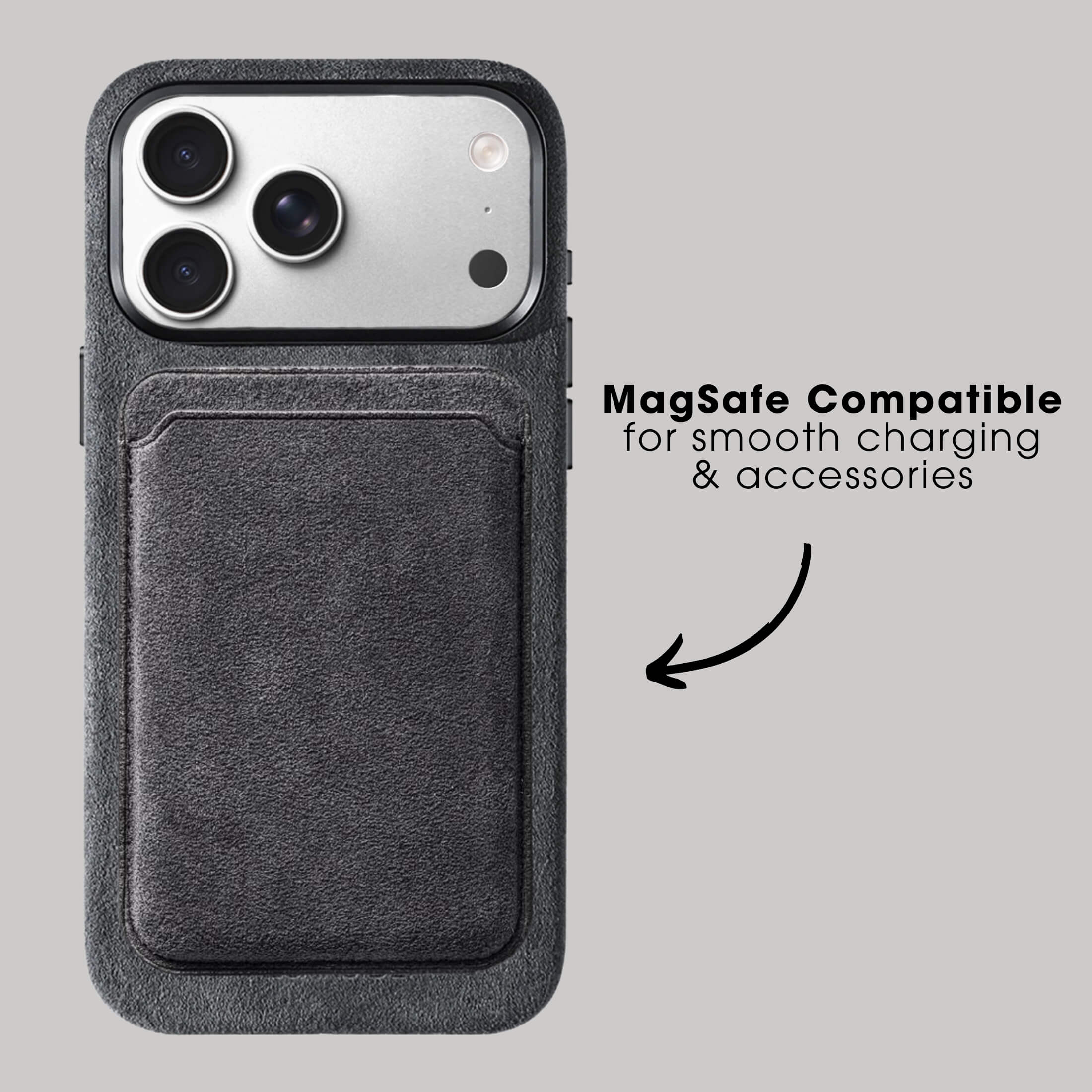 iPhone 17 Pro - Alcantara Case - Space Grey