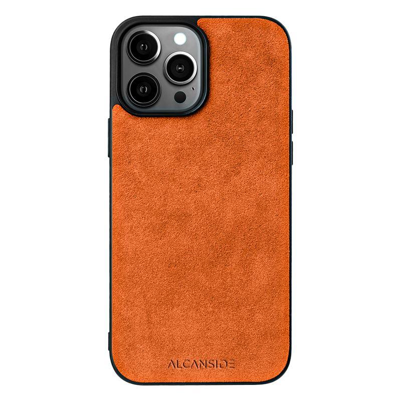 iPhone 11 Pro - Alcantara Back Cover - Orange Alcantara Back Cover Alcanside 