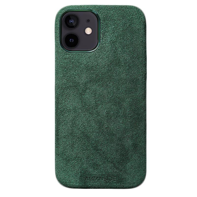 iPhone 12 Mini - Alcantara Case- Midnight Green iPhone Alcantara Case Alcanside 