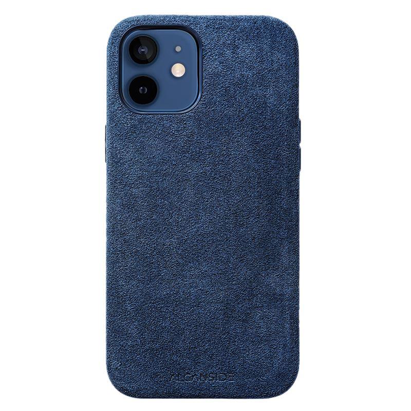 iPhone 12 Mini - Alcantara Case - Ocean blue iPhone Alcantara Case Alcanside 