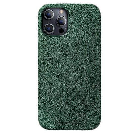 iPhone 12 Pro Max - Alcantara Case- Midnight Green iPhone Alcantara Case Alcanside 